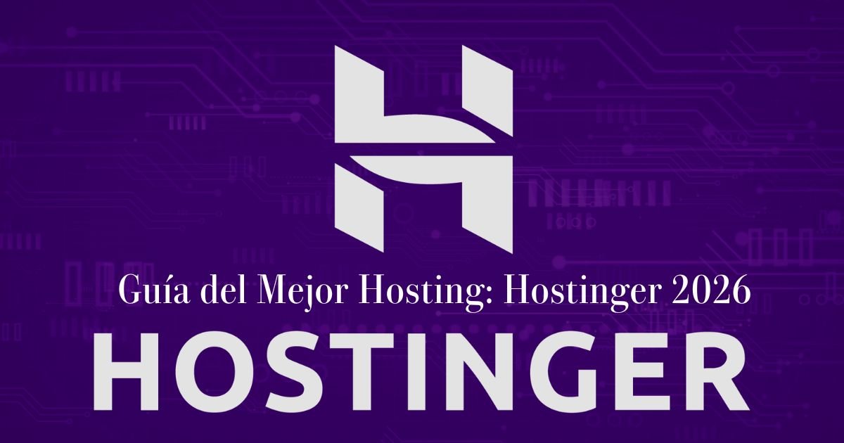 Infografía sobre el mejor hosting España 2026 con la plataforma Hostinger para Amalya